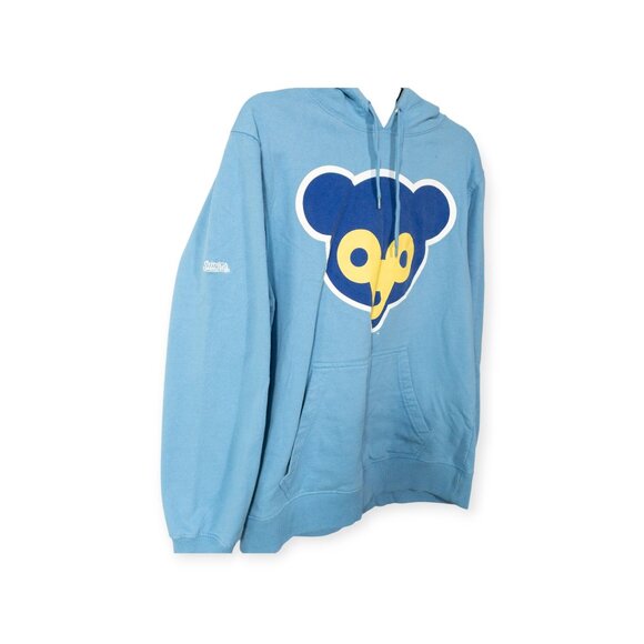 MLB Chicago Cubs 1968-1969 Cooperstown Felt Tek Patch Stitches Hoodie SZ M - Picture 3 of 9